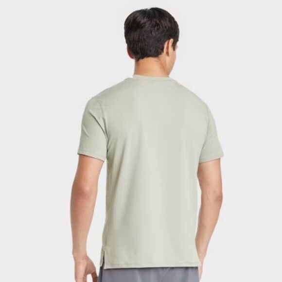 NWT Goodfellow Size XL Standard Fit Pastel Sage Crewneck Short Sleeve Tee - Picture 3 of 7